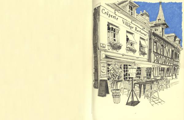 Résidence à Rouen, Prolongation estivale, Crêperie Mon Village
La bouille