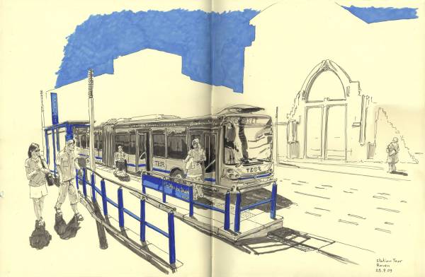 Résidence à Rouen, Prolongation estivale, Station 