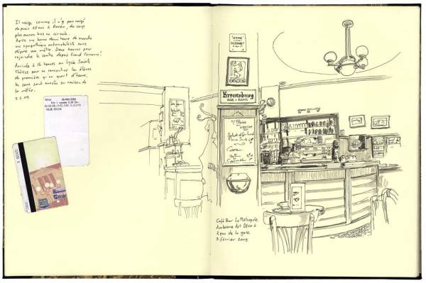 Résidence à Rouen, A l'occasion du Festival des Transeuropéennes, Café Bar Le Métropole