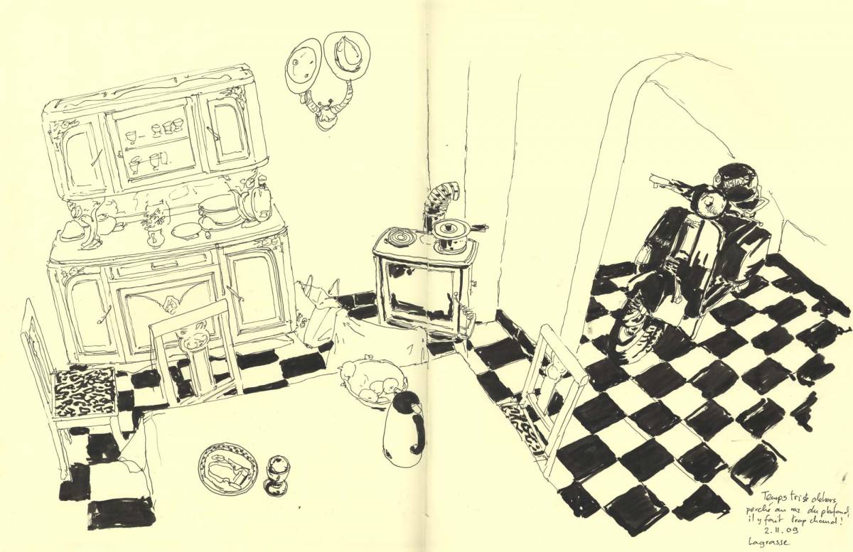 Lagrasse, Aude, Intérieur, Chez Ofile et Piero