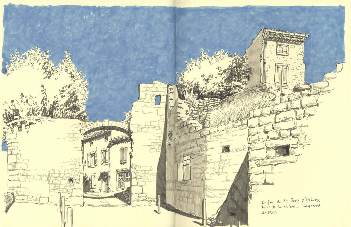 Lagrasse, Aude, Porte d'Eau, 