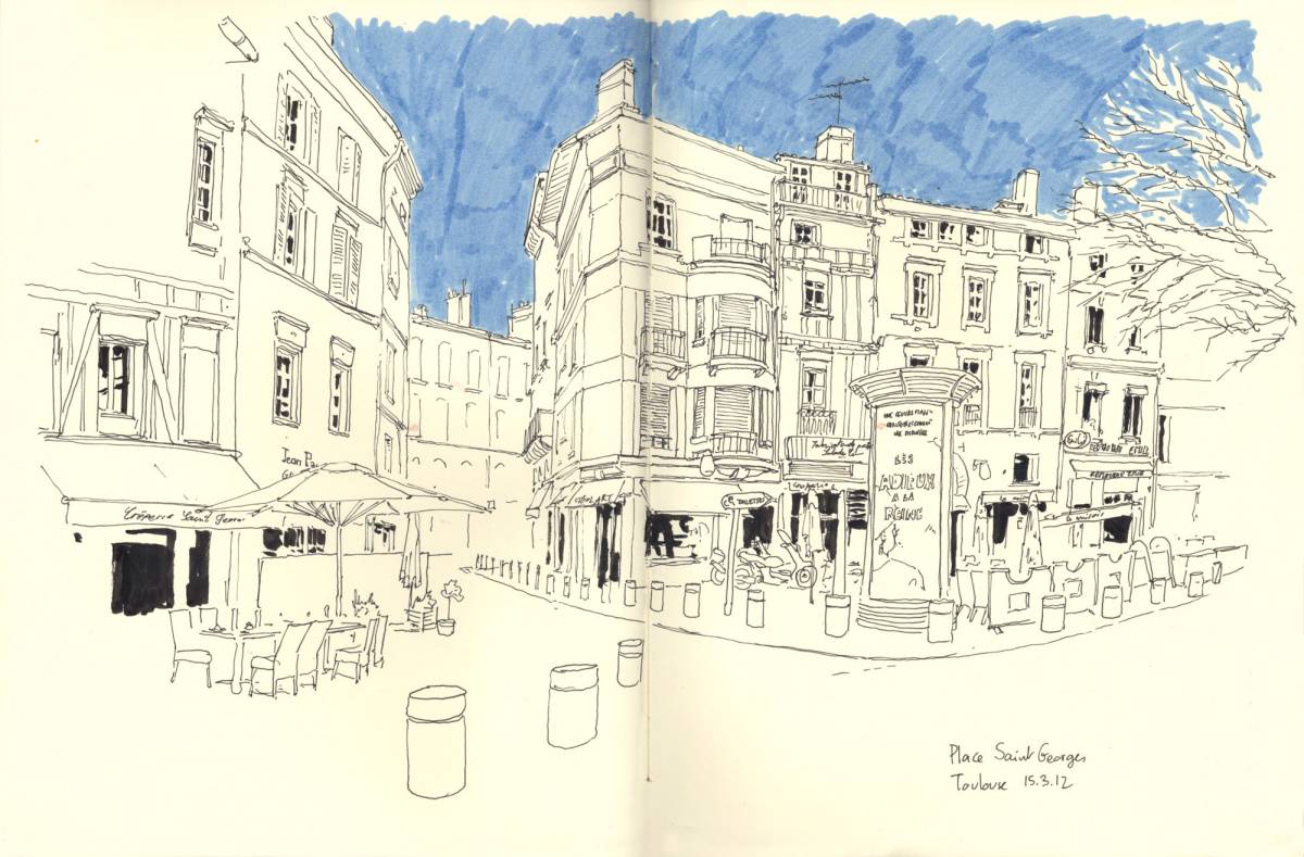 Toulouse, Place Saint Georges, 