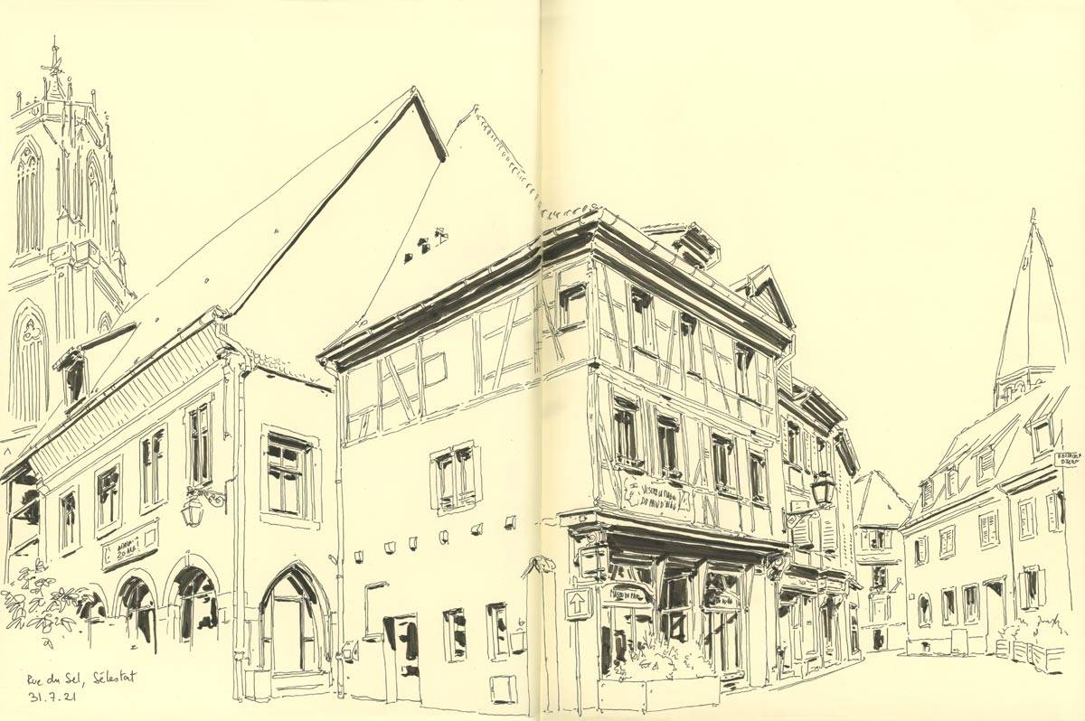 Grand-Est, Rue du Sel - Sélestat, 