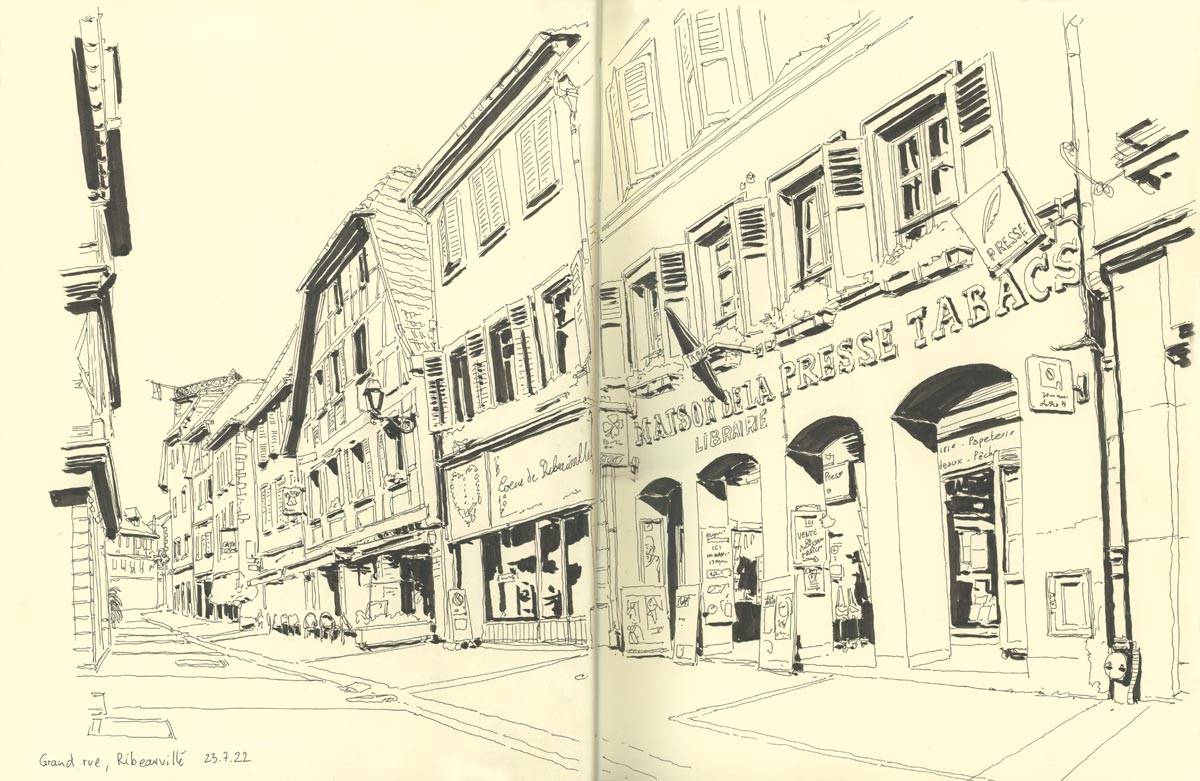 Grand-Est, Grand Rue - Ribeaucillé, 