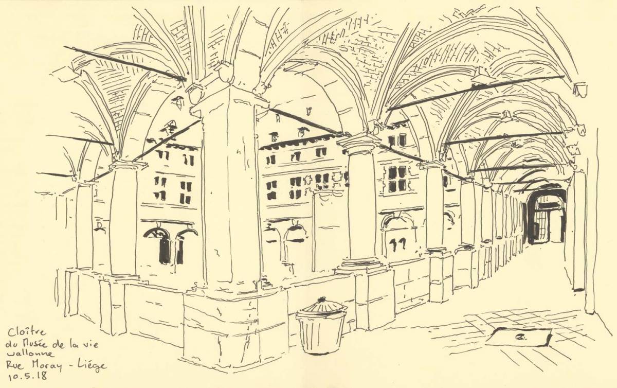 Liège - Belgique, Rue Moray, Carnet petit format