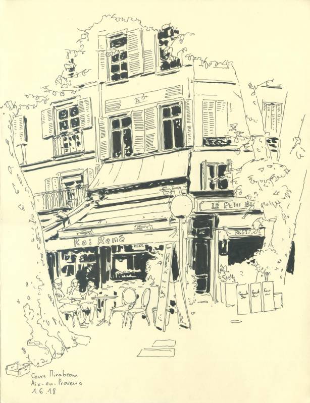 Aix en provence, Cours Mirabeau, 